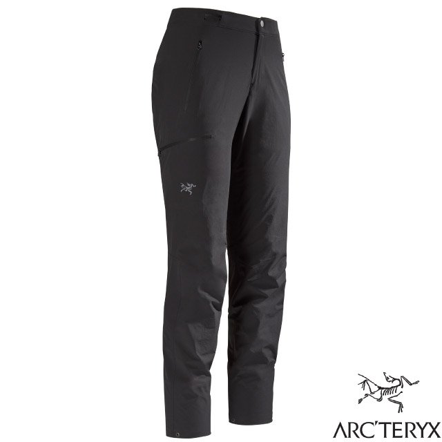 【ARCTERYX 始祖鳥】女 Gamma 輕量彈性耐磨快乾軟殼長褲.登山健行褲/X000007064-30602 黑✿30E010